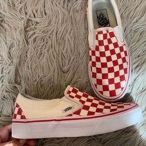 red checkered vans
